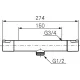 Cera T4 mitigeur douche thermostatique Mora