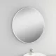 CIRCOLARE miroir rond cadre blanc Van Marcke